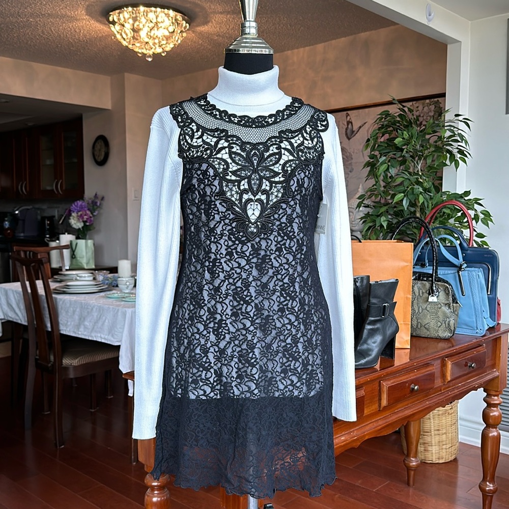 3 for $30 💖 Arianne Size Small Black Lace Lingerie Slip Dress Nighty